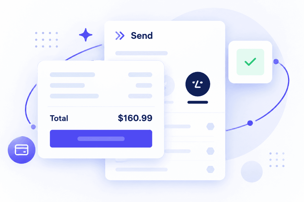 Send payment cards